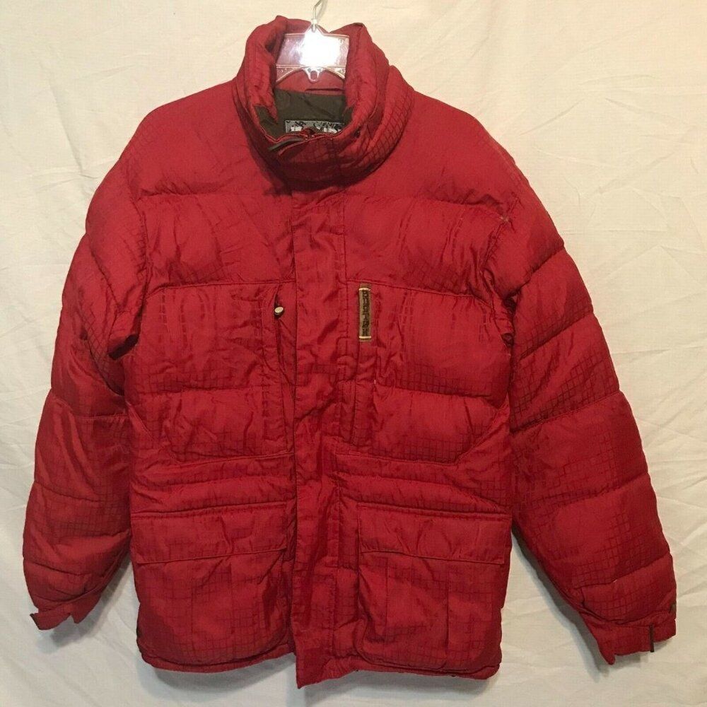 #3047 Burton Womans Red Down Jacket size S
